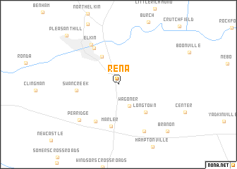 map of Rena