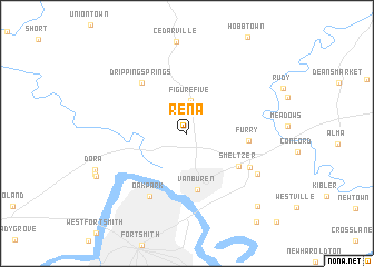 map of Rena