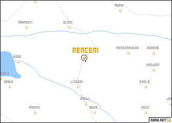 map of Rencēni