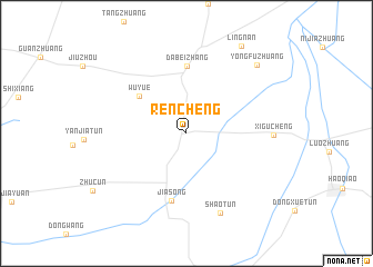 map of Rencheng