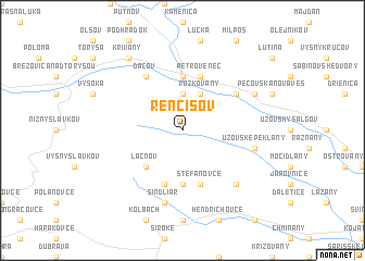 map of Renčišov