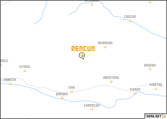 map of Rencun