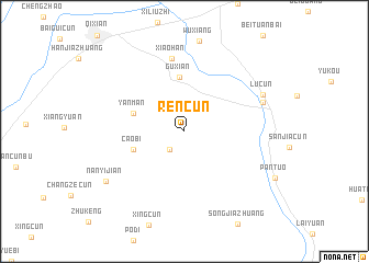 map of Rencun