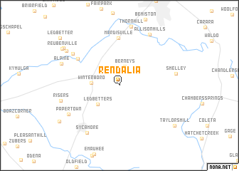 map of Rendalia