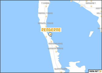 map of Renderne