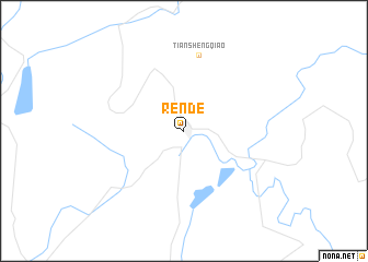 map of Rende