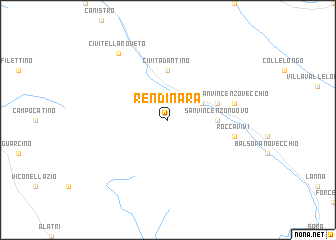 map of Rendinara