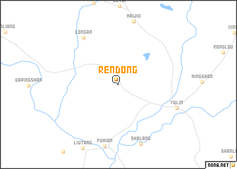 map of Rendong