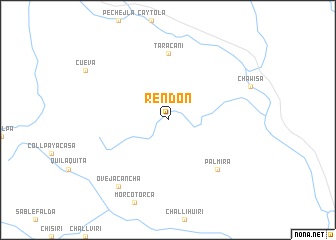 map of Rendón
