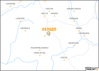 map of Rendón