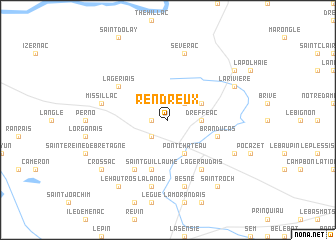 map of Rendreux