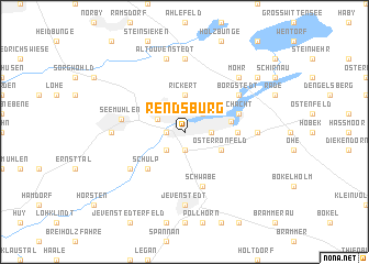 map of Rendsburg