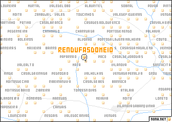 map of Rendufas do Meio