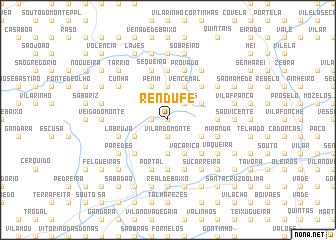 map of Rendufe