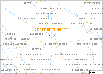 map of Renedo del Monte