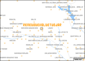 map of Renedo de Valdetuéjar