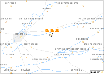 map of Renedo