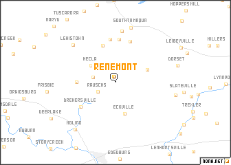 map of Rene Mont