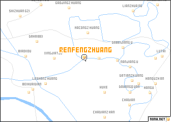 map of Renfengzhuang