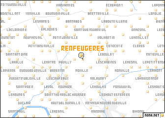 map of Renfeugères
