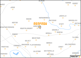 map of Renfrow