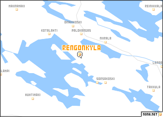 map of Rengonkylä