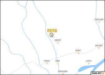 map of Reng