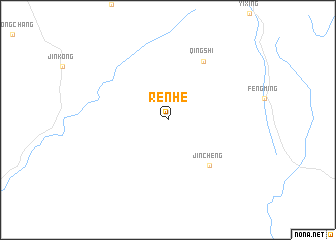 map of Renhe