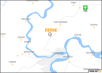 map of Renhe