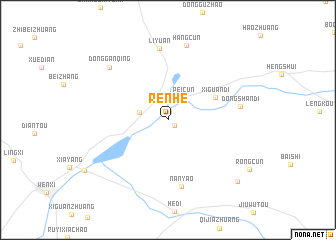 map of Renhe