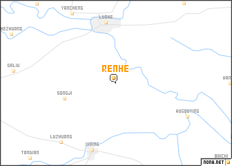 map of Renhe