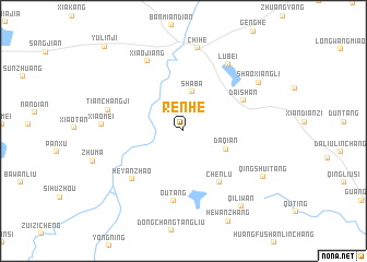 map of Renhe