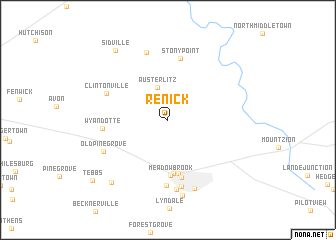map of Renick