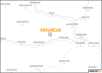 map of Renjiacun