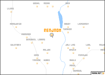 map of Renjnom