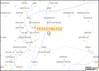 map of Renkenberge