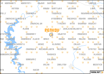 map of Řenkov