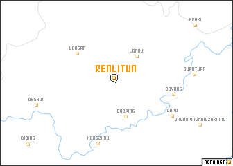 map of Renlitun