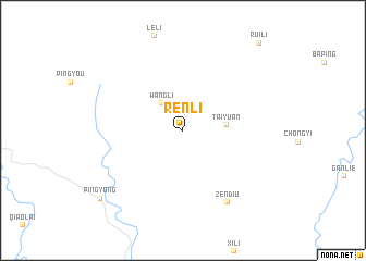 map of Renli