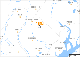 map of Renli