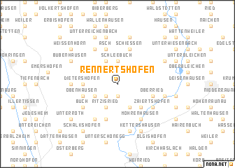 map of Rennertshofen