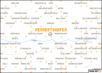 map of Rennertshofen