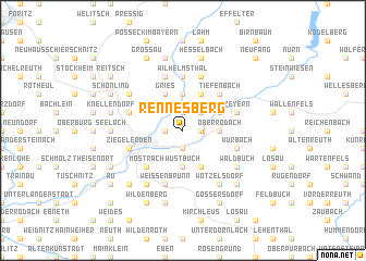 map of Rennesberg