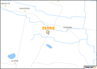 map of Rennie