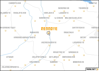 map of Rennoye