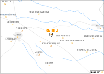 map of Renno