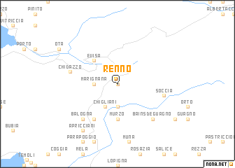 map of Renno