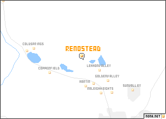 map of Reno-Stead
