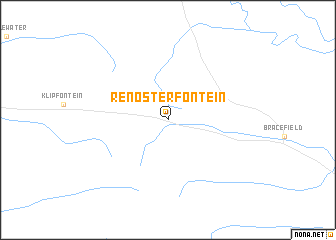 map of Renosterfontein