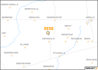 map of Reno